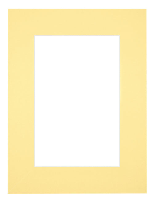 Passepartout Dimensione Cornice 45x60 cm - Formato Immagine 30x45 cm - Giallo