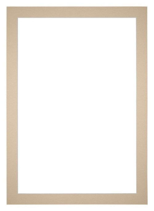 Passepartout Dimensione Cornice 70x100 cm - Formato Immagine 61x91 5 cm - Beige