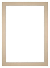 Passepartout Dimensione Cornice 21x30 cm - Formato Immagine 13x18 cm - Beige