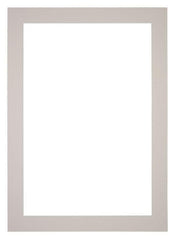 Passepartout Dimensione Cornice 50x70 cm - Formato Immagine 40x60 cm - Granito Grigio