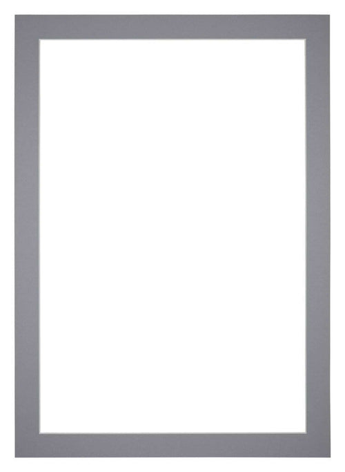 Passepartout Dimensione Cornice 70x100 cm - Formato Immagine 61x91 5 cm - Grigio