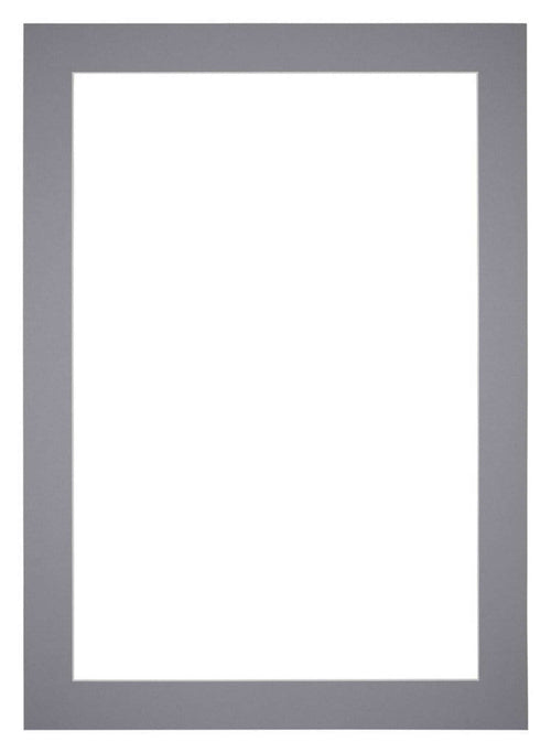 Passepartout Dimensione Cornice 42x60 cm - Formato Immagine 32x50 cm - Grigio