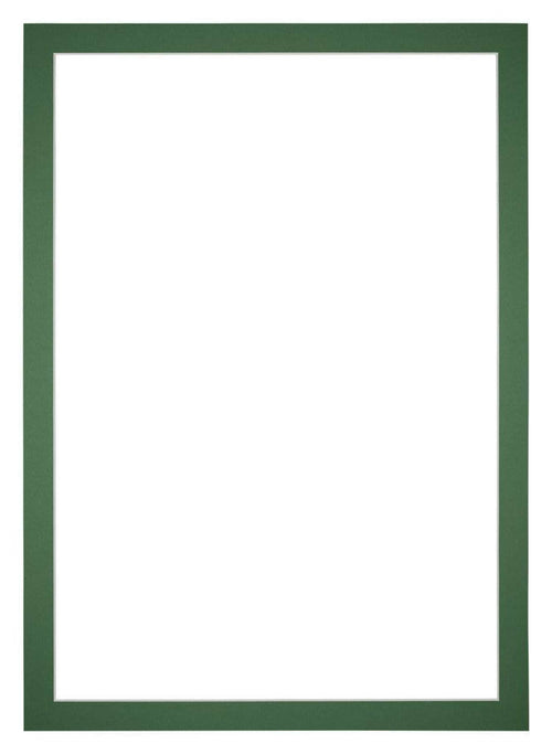 Passepartout Dimensione Cornice 21x29,7 cm - A4 Formato Immagine 15x20 cm - Foresta Verde