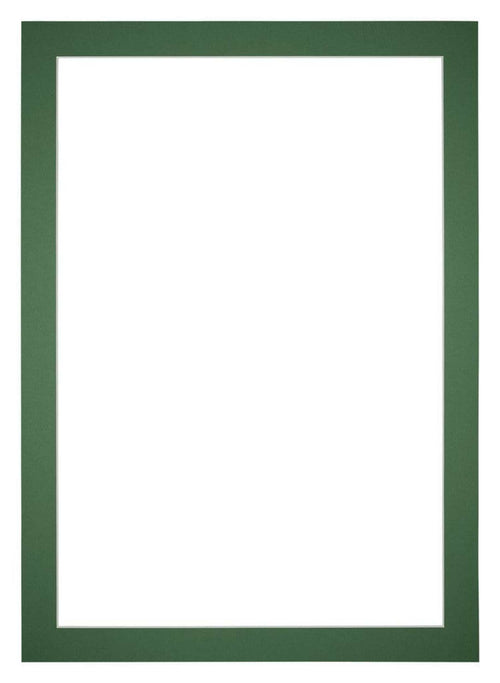 Passepartout Dimensione Cornice 60x85 cm - Formato Immagine 50x75 cm - Foresta Verde