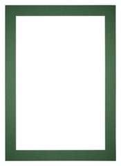 Passepartout Dimensione Cornice 30x42 cm - Formato Immagine 20x30 cm - Foresta Verde