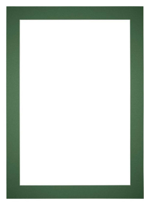 Passepartout Dimensione Cornice 30x42 cm - Formato Immagine 20x30 cm - Foresta Verde