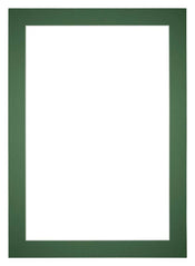 Passepartout Dimensione Cornice 70x100 cm - Formato Immagine 60x90 cm - Foresta Verde