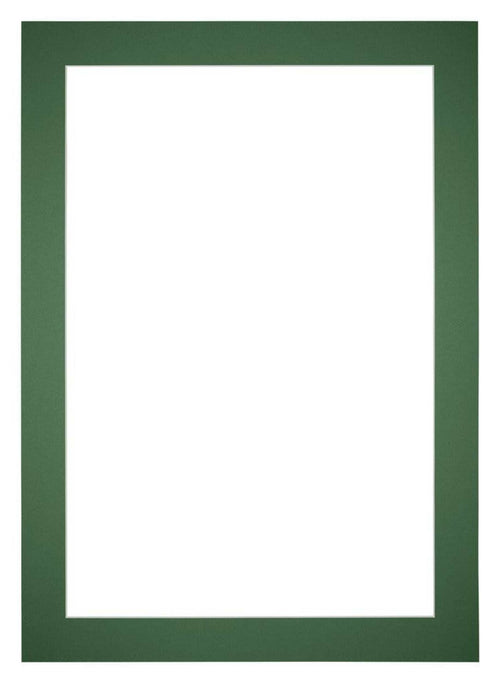 Passepartout Dimensione Cornice 60x84 cm - Formato Immagine 50x75 cm - Foresta Verde