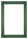 Passepartout Dimensione Cornice 36x49 cm - Formato Immagine 20x30 cm - Foresta Verde