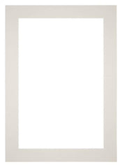 Passepartout Dimensione Cornice 25x35 cm - Formato Immagine 15x20 cm - Grigio Chiaro