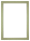 Passepartout Dimensione Cornice 50x75 cm - Formato Immagine 45x65 cm - Menta Verde
