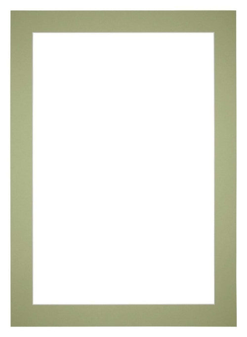 Passepartout Dimensione Cornice 59x84 cm - Formato Immagine 50x75 cm - Menta Verde