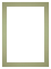 Passepartout Dimensione Cornice 30x42 cm - Formato Immagine 20x30 cm - Menta Verde