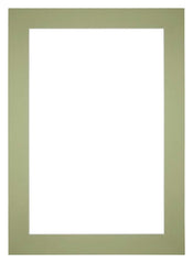 Passepartout Dimensione Cornice 20x28 cm - Formato Immagine 9x13 cm - Menta Verde