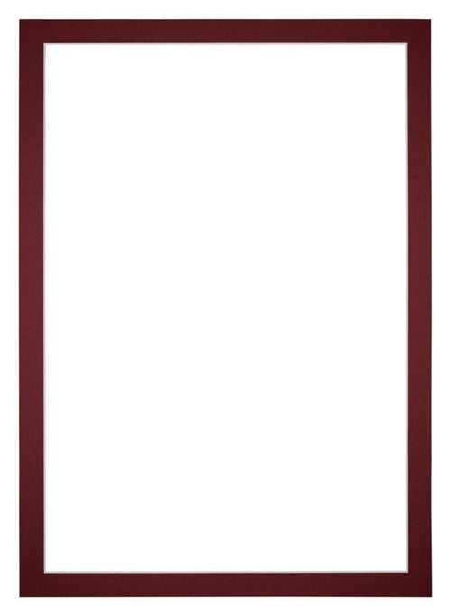 Passepartout Dimensione Cornice 21x30 cm - Formato Immagine 18x24 cm - Vino Rosso