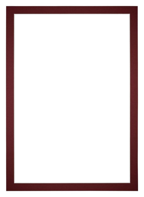 Passepartout Dimensione Cornice 70x100 cm - Formato Immagine 65x95 cm - Vino Rosso