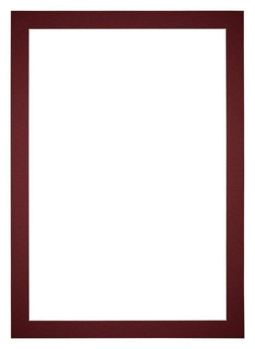 Passepartout Dimensione Cornice 70x100 cm - Formato Immagine 61x91 5 cm - Vino Rosso