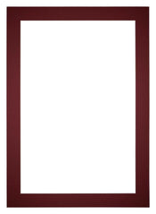 Passepartout Dimensione Cornice 50x70 cm - Formato Immagine 40x60 cm - Vino Rosso