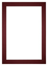 Passepartout Dimensione Cornice 33x48 cm - Formato Immagine 20x30 cm - Vino Rosso