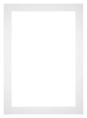 Passepartout Dimensione Cornice 50x70 cm - Formato Immagine 40x60 cm - Bianco