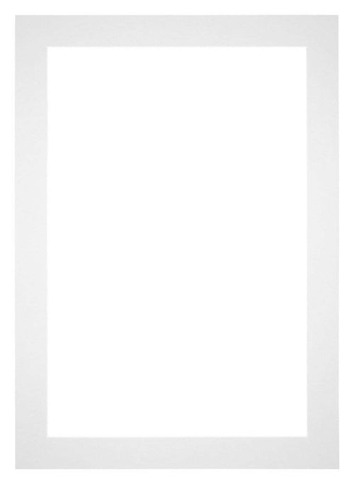 Passepartout Dimensione Cornice 36x49 cm - Formato Immagine 25x40 cm - Bianco