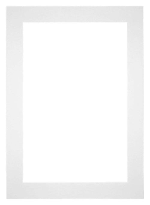 Passepartout Dimensione Cornice 25x35 cm - Formato Immagine 15x20 cm - Bianco