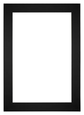 Passepartout Dimensione Cornice 20x28 cm - Formato Immagine 9x13 cm - Nero