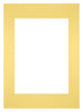 Passepartout Dimensione Cornice 59 4x84 cm - A1 Formato Immagine 42x59 4 cm - Giallo