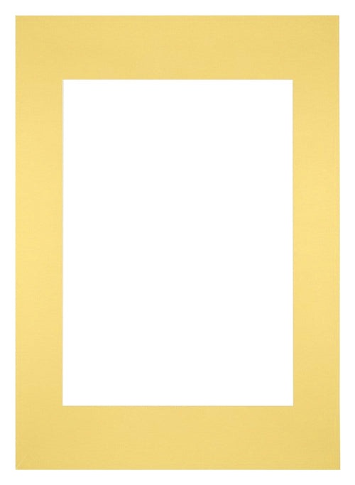 Passepartout Dimensione Cornice 59 4x84 cm - A1 Formato Immagine 42x59 4 cm - Giallo