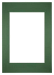 Passepartout Dimensione Cornice 59 4x84 cm - A1 Formato Immagine 42x59 4 cm - Foresta Verde