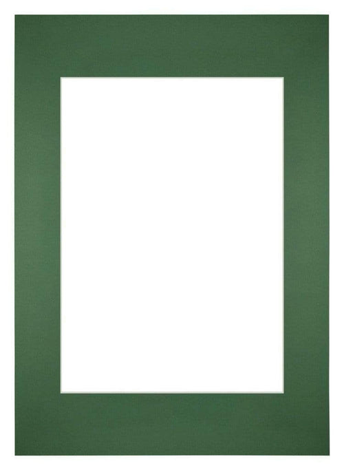 Passepartout Dimensione Cornice 59 4x84 cm - A1 Formato Immagine 42x59 4 cm - Foresta Verde