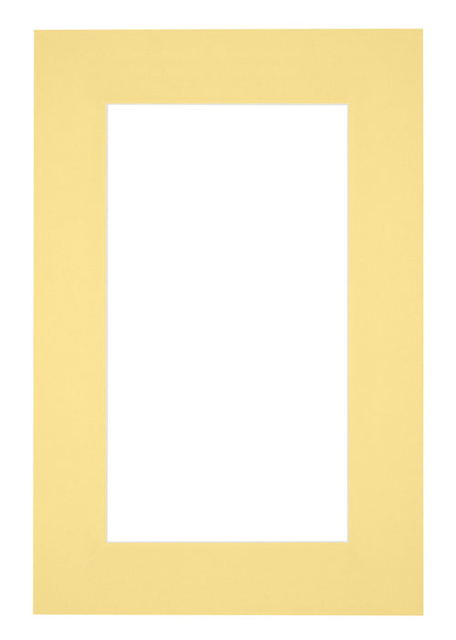 Passepartout Dimensione Cornice 61x91,5 cm - Formato Immagine 50x70 cm - Giallo