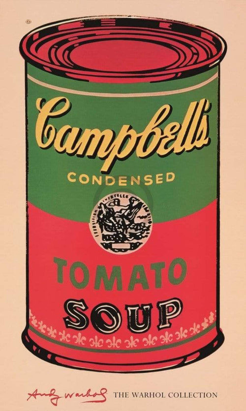 pgm aw 914 andy warhol campbells soup stampa artistica 60x100cm | Yourdecoration.it