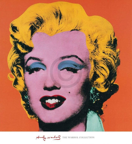 pgm aw 922 andy warhol shot orange marilyn stampa artistica 65x71cm | Yourdecoration.it