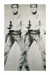 pgm aw 928 andy warhol elvis 1963 double stampa artistica 60x90cm | Yourdecoration.it