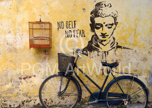 pgm ba 852 edition street no self no fear stampa artistica 50x70cm | Yourdecoration.it