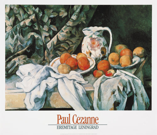 pgm cez 08 paul cezanne stilleben mit fruchten stampa artistica 80x70cm | Yourdecoration.it