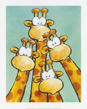 pgm cjp 39 jean paul courtsey funny friends ii stampa artistica 40x50cm | Yourdecoration.it