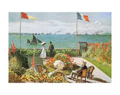 pgm cm 1381 claude monet terazza sul mare a saint adresse stampa artistica 50x40cm | Yourdecoration.it