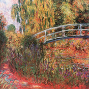 pgm cm 35 claude monet ponte giapponese stampa artistica 95x95cm | Yourdecoration.it