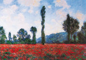 pgm cm 469 claude monet campo di papaveri stampa artistica 100x70cm | Yourdecoration.it