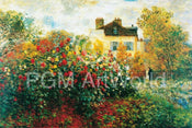 pgm cm 707 claude monet the artists garden stampa artistica 100x70cm | Yourdecoration.it