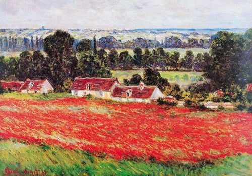 pgm cm 710 claude monet field of poppies stampa artistica 100x70cm | Yourdecoration.it