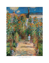 pgm cm 7677 claude monet le jardin de lartiste stampa artistica 50x70cm | Yourdecoration.it