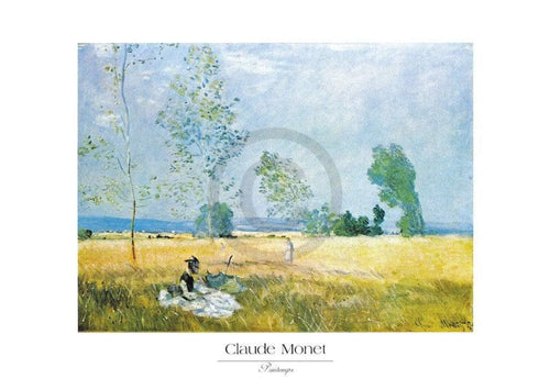 pgm cm 770 claude monet printemps stampa artistica 70x50cm | Yourdecoration.it