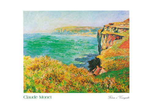 pgm cm 773 claude monet falaise a varengeville stampa artistica 70x50cm | Yourdecoration.it