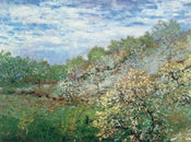 pgm cm 882 claude monet baume in blute stampa artistica 80x60cm | Yourdecoration.it