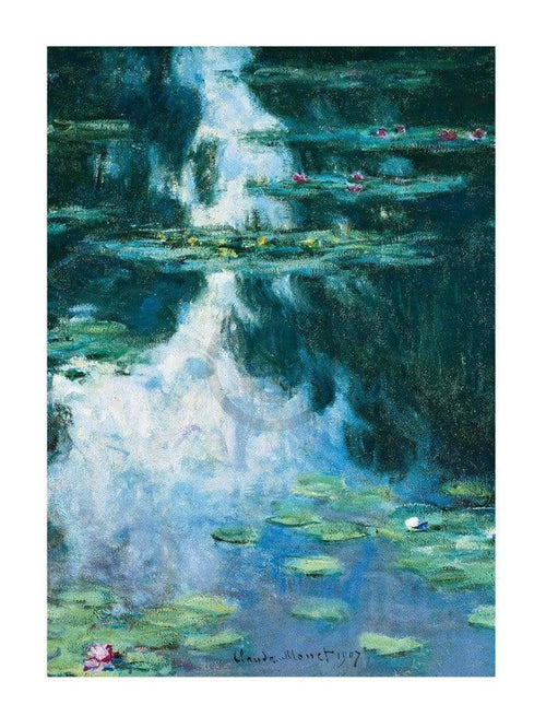 pgm cm 890 claude monet water lilies stampa artistica 60x80cm | Yourdecoration.it