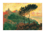 pgm cm 892 claude monet the church at varengeville stampa artistica 80x60cm | Yourdecoration.it