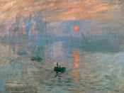 pgm cm 96 claude monet impressionismo il levar stampa artistica 80x60cm | Yourdecoration.it